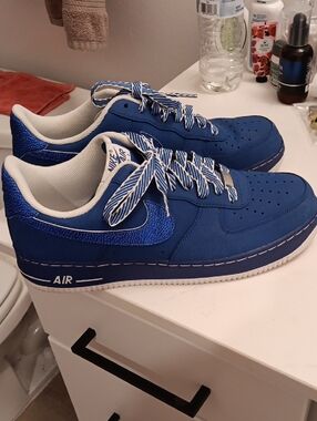 Nike Blue Low-Top Air Sneakers